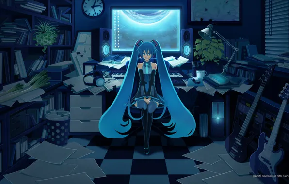 Picture girl, hatsune miku, Miku