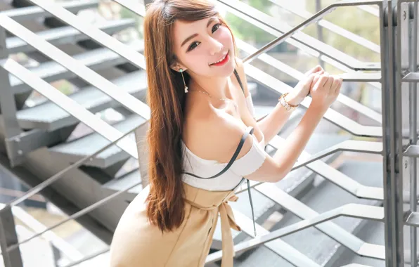 Picture girl, joy, smile