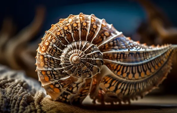 Clam, sink, shell, digital art, AI art, neural network, the art of artificial intelligence