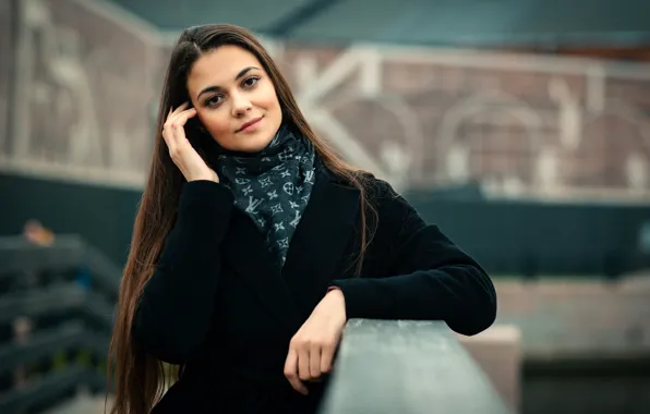 Look, girl, pose, portrait, makeup, hairstyle, brown hair, is