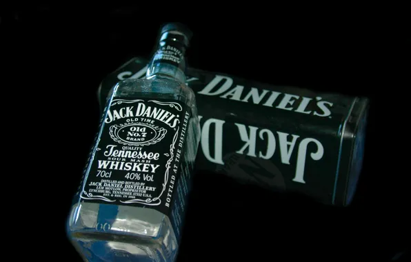 Picture box, bottle, jack daniels