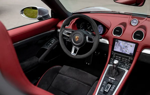 Porsche, Salon, The wheel, Spyder, Porsche 718, 2019, Porsche 718 ( 982 ) Spyder