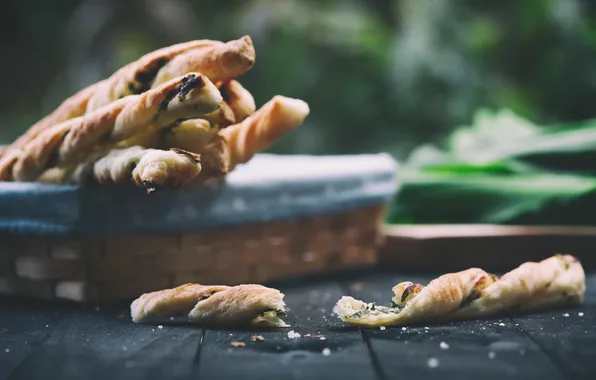 Macro, food, bread