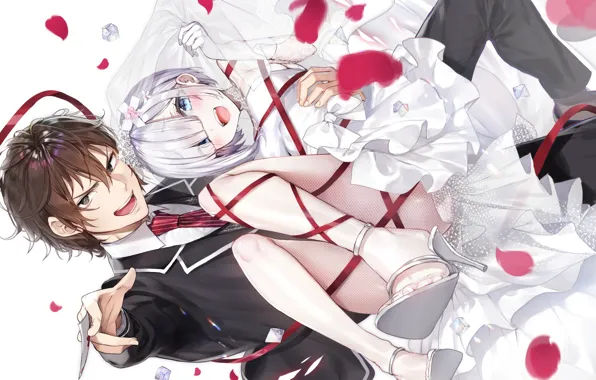 The bride, the groom, jishou f-rank no oniisama