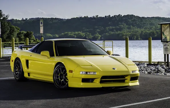 Picture yellow, Acura, NSX