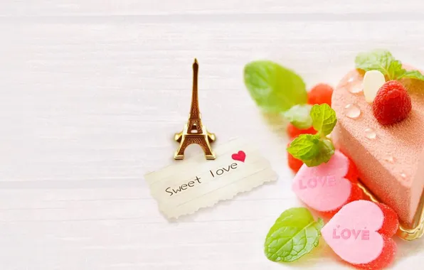 Picture love, raspberry, holiday, food, heart, cake, love, cake
