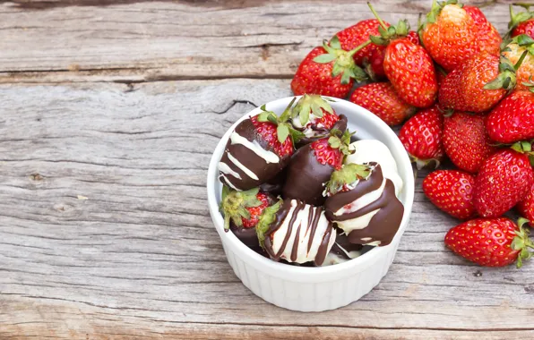 Picture berries, chocolate, strawberry, dessert