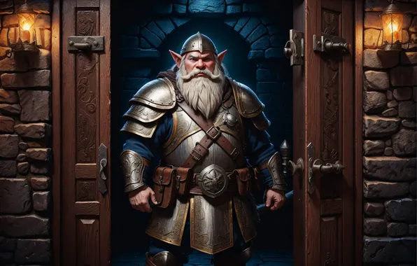 Wall, fantasy, dwarf