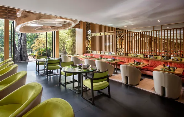 Interior, restaurant, the hotel, the room, Monte-Carlo, Hоtel Metropole