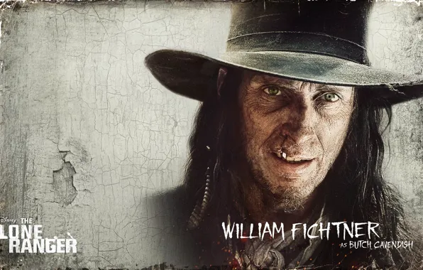Picture actor, Western, The Lone Ranger, The lone Ranger, William Fichtner, Butch Cavendish