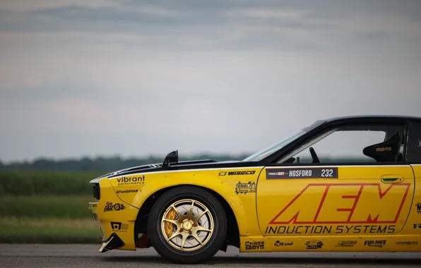 Disk, Asphalt, Nissan, 240SX, 1996, Brake disc, Rocket Bunny kit, Nissan 240SX