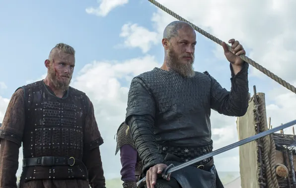 Picture Vikings, The Vikings, Travis Fimmel, Ragnar Lothbrok, Alexander Ludwig, Bjorn