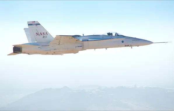 Picture NASA, air, F/A-18, test