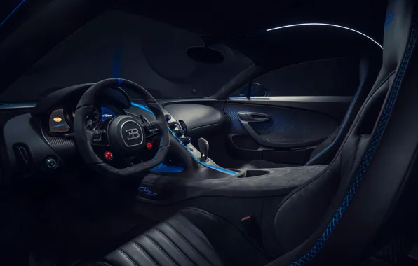 Bugatti, salon, hypercar, Chiron, 2020, Pur Sport
