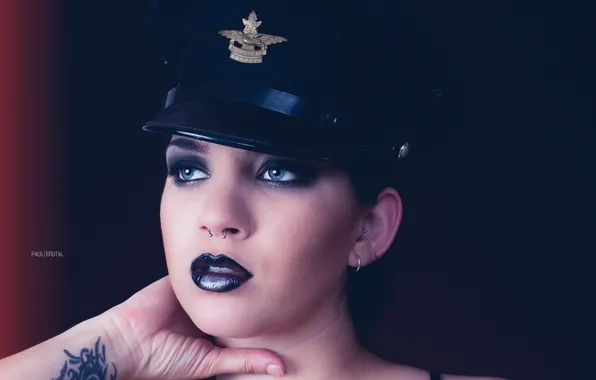 Girl, background, portrait