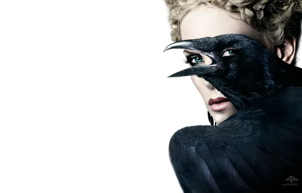 Face, Raven, Charlize Theron, Snow White and the Huntsman, Snow white and the huntsman