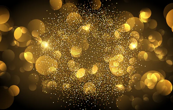 Light, lights, background, holiday, Shine, texture, gold plated, brown background