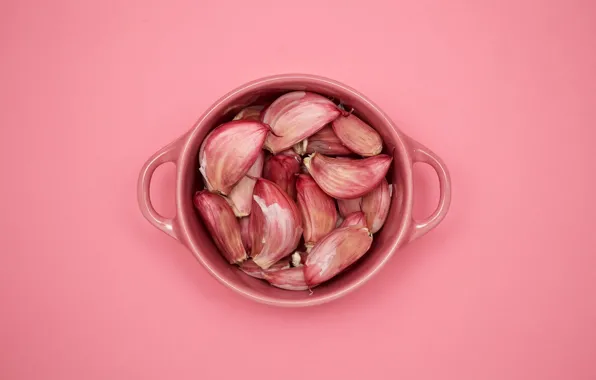 Picture background, Cup, pink, garlic, pink background, Pink cubed