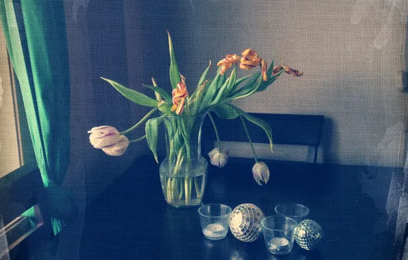 Flowers, style, still life