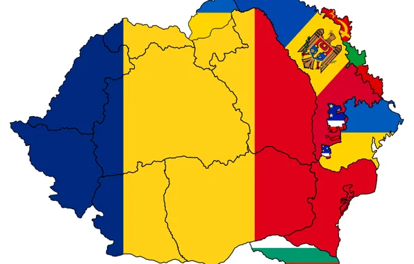 Flag, custom, Romania, flag, Ukraine, Moldova, romania, Bulgaria
