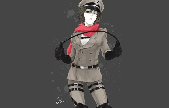 Girl, form, Attack Of The Titans, Shingeki No Kyojin, Mikasa Ackerman