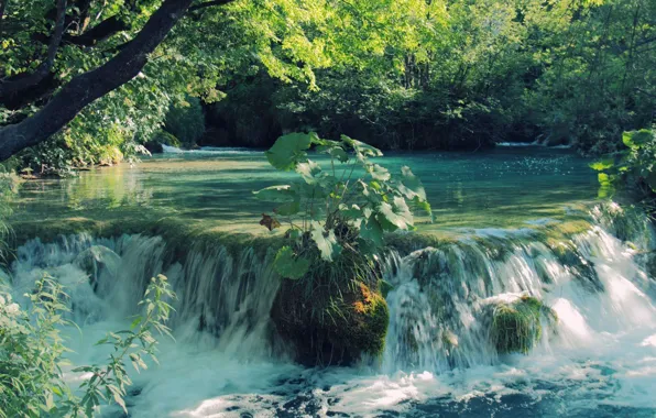 Picture waterfall, Croatia, waterfalls, Croatia