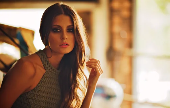 Look, girl, portrait