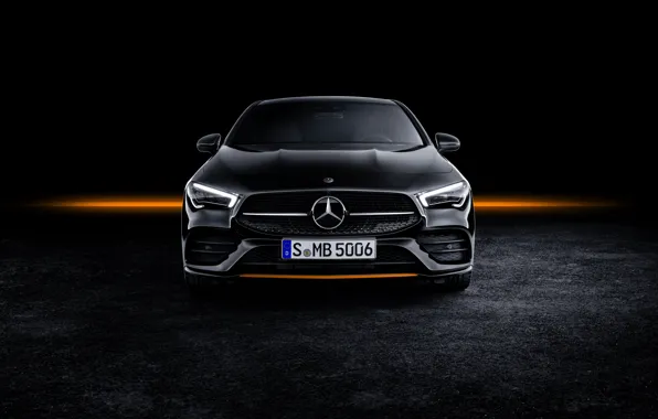 Picture coupe, Mercedes - Benz, Mercedes-Benz CLA, AMG Line, 2019, Mercedes - Benz, Edition Orange Art