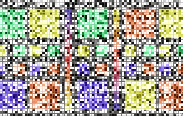 Picture pattern, paint, pixels