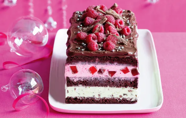 Picture raspberry, food, chocolate, dessert, food, sweet, chocolate, roll
