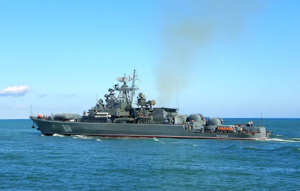 Ship, the black sea, guard, project 1135m, inquisitive