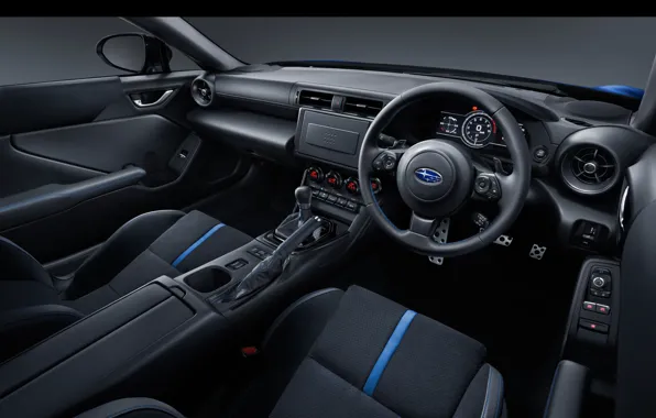 Interior, Subaru BRZ, the interior of the car, Limited, 10th Anniversary