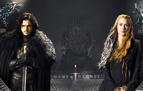 Picture actors, poster, characters, Game Of Thrones, Game of Thrones