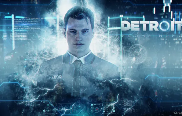 Picture Android, Detroit, Connor, Detroit, Detroit Become Human