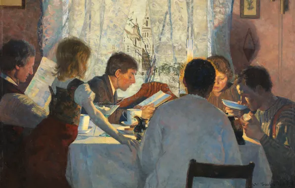 Norway, Norway, Oslo, Oslo, Norwegian painter, 1885, Norwegian painter, oil on canvas