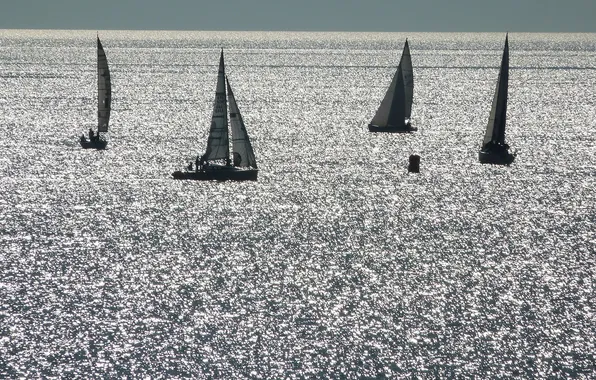 Sea, yachts, boats, sails, sailing, The Mediterranean Sea Race, Regata Rolex, Rolex Regatta