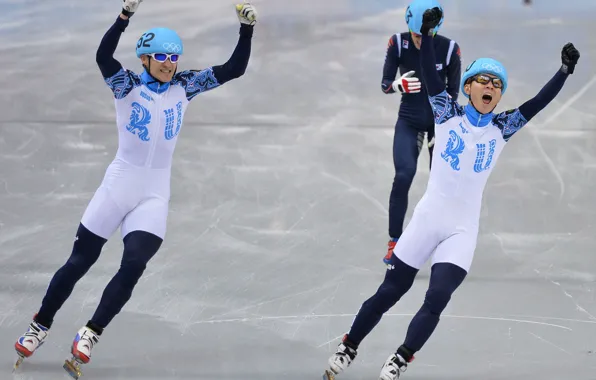 Picture Russia, Sochi 2014, The XXII Winter Olympic Games, Viktor Ahn, short track, Vladimir Grigoriev