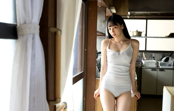 Asian, Model, Woman, Pretty, Japanese, Kitchen, Indoor, Minka
