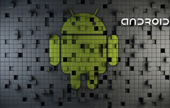 Picture logo, robot, android, google, rendering