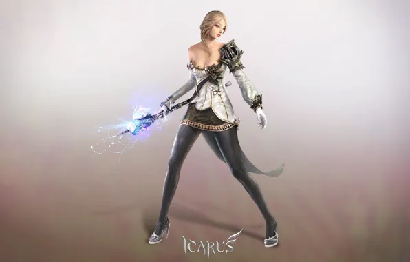 Girl, magic, the game, Icarus