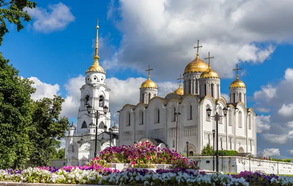 The sky, landscape, the city, Cathedral