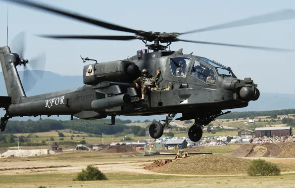 Picture USA, helicopter, combat, the rise, pilots, AH-64 Apache, main
