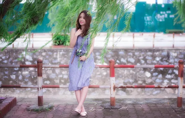 Girl, pose, background