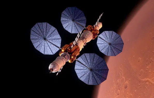Space, flight, Mars, experimental apparatus, The base camp of Mars