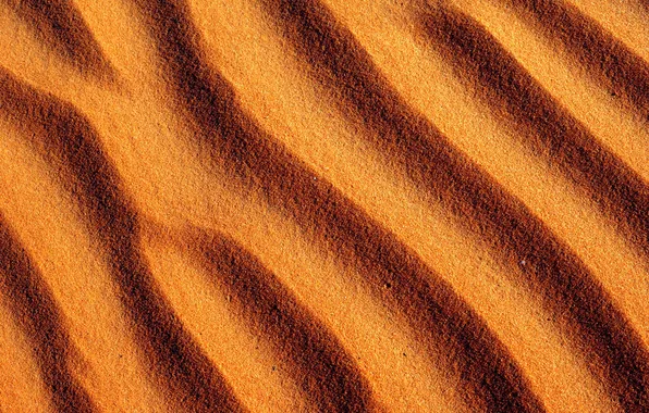 Picture sand, macro, pattern, desert, texture