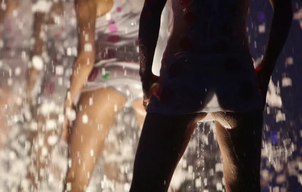 Ass, water, sensation