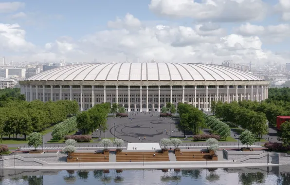 Sport, Football, Moscow, Russia, Stadium, Rendering, Luzhniki, The Main Stadium