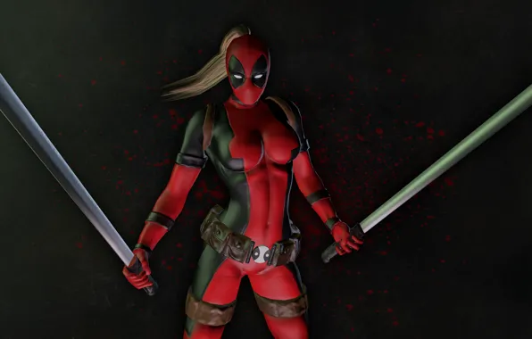 Picture Deadpool, Marvel, Deadpool, Marvel, Wanda Wilson, Lady Deadpool, Lady Deadpool, Wanda Wilson