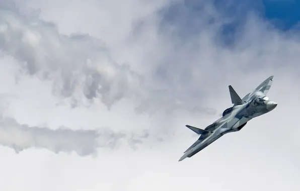 Picture PAK-FA, Videoconferencing Russia, Su-57, the fifth generation aircraft