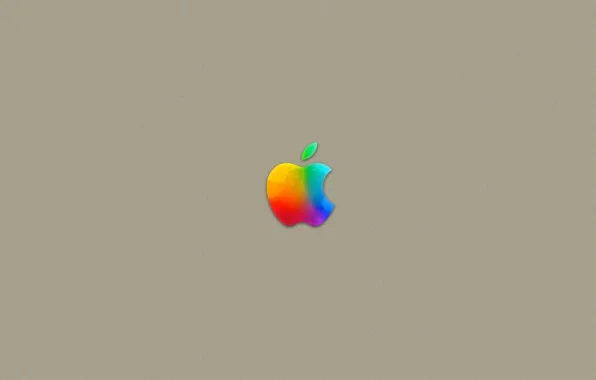 Picture gold, apple, logo, mac
